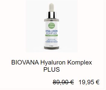 BIOVANA Hyaluron Komplex Plus Collagen